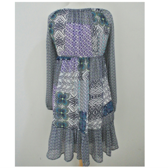 MAILLE DESMOISELLES patchwork print dress - Picture 2 of 5